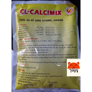 Canximix CL ( 1gói/1kg) - Bổ sung canxi cho heo, gà, bò, dê..
