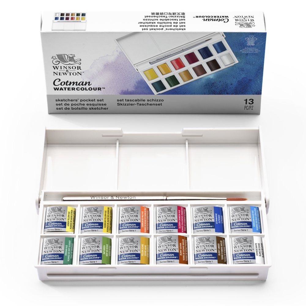 Màu nước Winsor & Newton Sketch Pocket Box