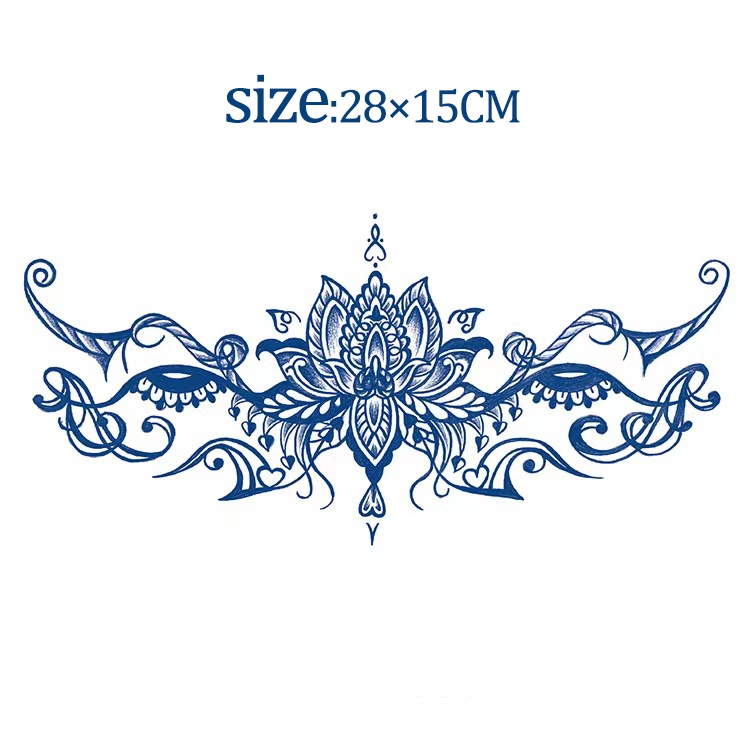 Hình Xăm Dán Tạm Thời Chống Nước Lâu Trôi 15 Ngày; 28cm * 15cm