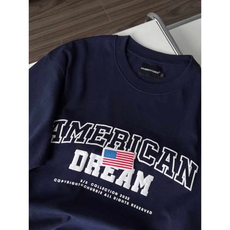 Áo thun tay lỡ 🔥Có size🔥unisex American Dream