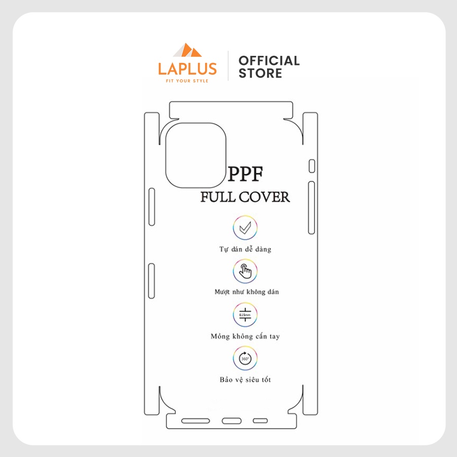 Miếng Dán Mặt Sau Cho iPhone XR Chống Bám Vân Tay - Chất Liệu PPF Trong Suốt, Cao Cấp