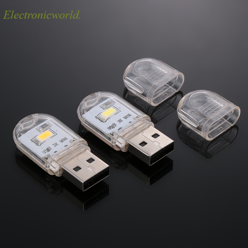 Bóng đèn led mini sạc qua USB gắn móc khóa đa năng cao cấp