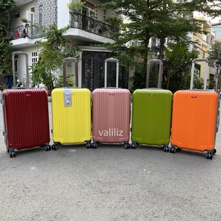 Vali kéo vali du lich sọc đứng size 20 inch chống vỡ chống nước siêu bền valiliz.com bảo hành 6 tháng ms886