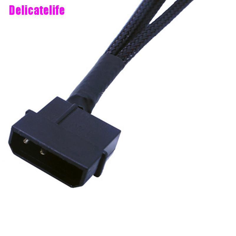 Dây cáp chia nguồn chuyển đổi Molex sang 4 chấu/ 3 chấu 12V dành cho quạt máy tính