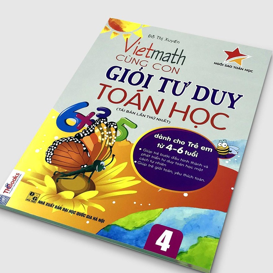 Sách - Vietmath - Cùng con giỏi tư duy toán học 4