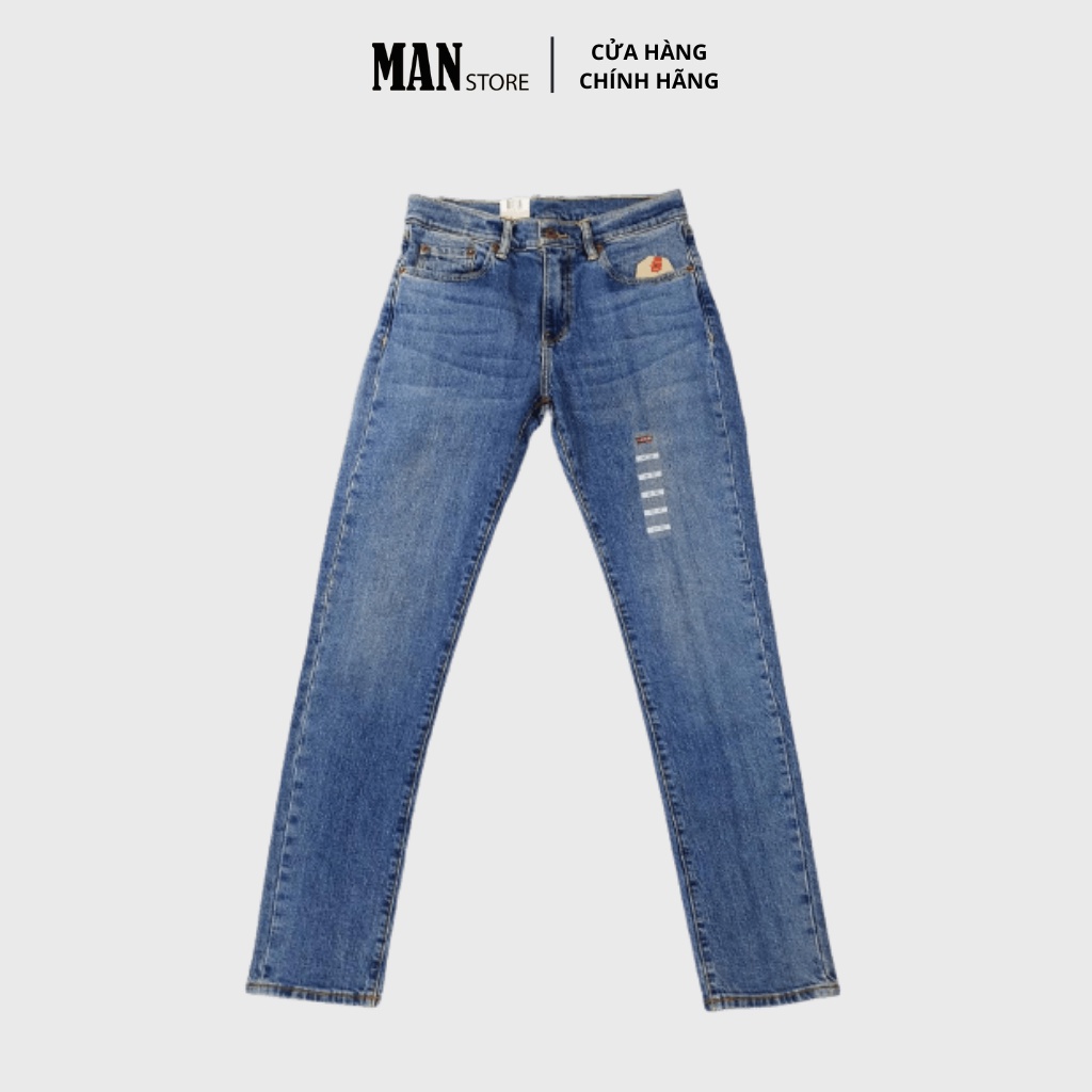 Quần jean dài nam Levi's 511, quần bò nam, phom slim fit, vải co giãn, dày đẹp, không bay màu, năng động, dễ phối đồ