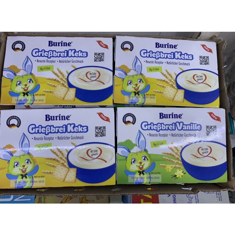 Ăn giặm Burine Đức Chính hãng lốc 6 hũ 300g - 5 vị