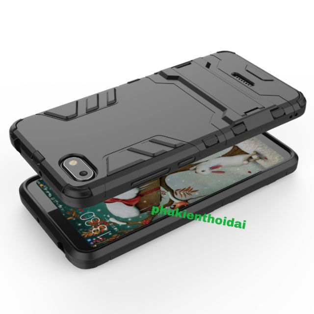 Ốp lưng Xiaomi Redmi 6 / Redmi 6A dùng chung chống sốc Iron Man cao cấp