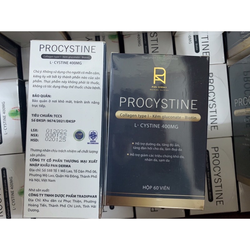 Viên uống Procystine giảm mụn trắng da, đẹp tóc 60 viên - Bác Sĩ Nghĩa