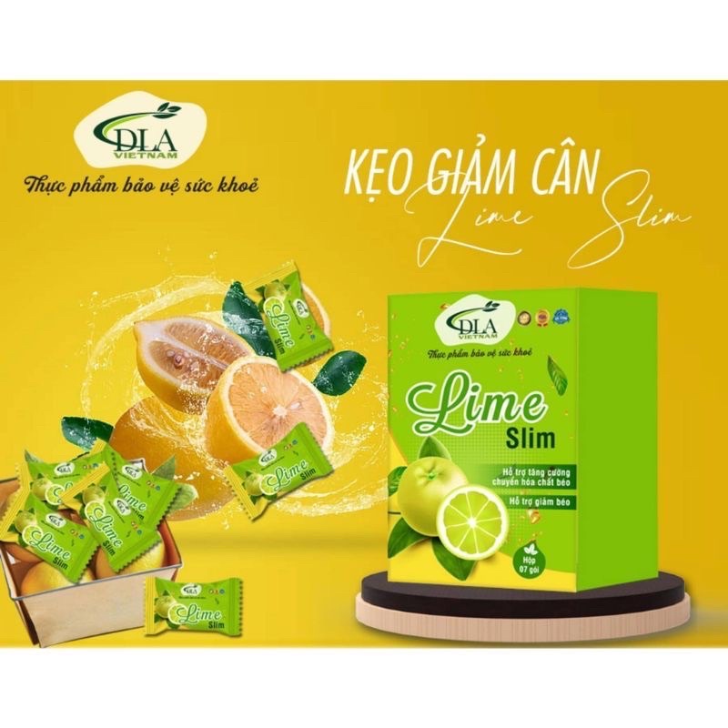Kẹo Chanh Giảm Cân Chính Hãng hộp 7 viên