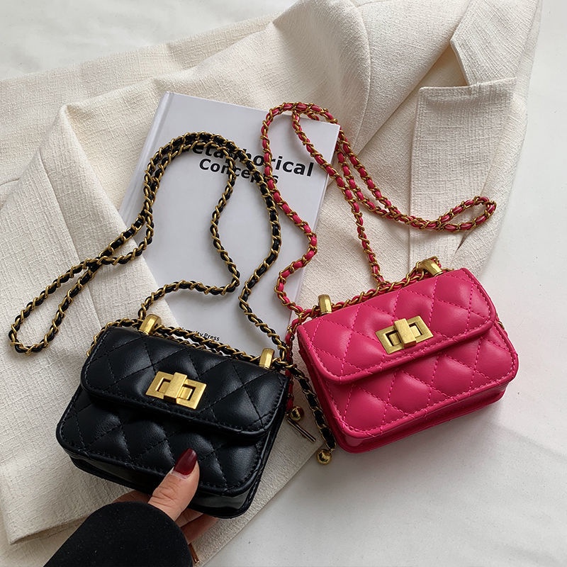 Túi Xách Mini Phối Dây Xích Thời Trang Mùa Hè Dành Cho Nữ 2022