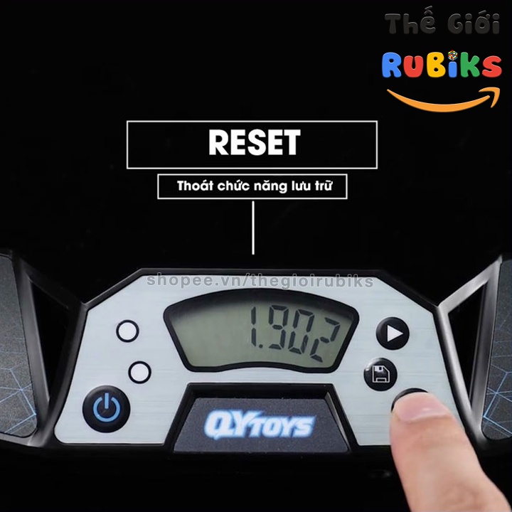 [Có dây Cáp] Đồng Hồ Rubik QiYi Timer Rubic Phụ Kiện Bấm Thời Gian Siêu Bền Đồ Chơi Thông Minh