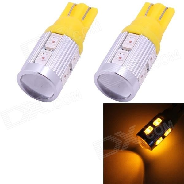 Bộ 2 led 10 tim cầu bi gắn xe máy (sáng vàng)