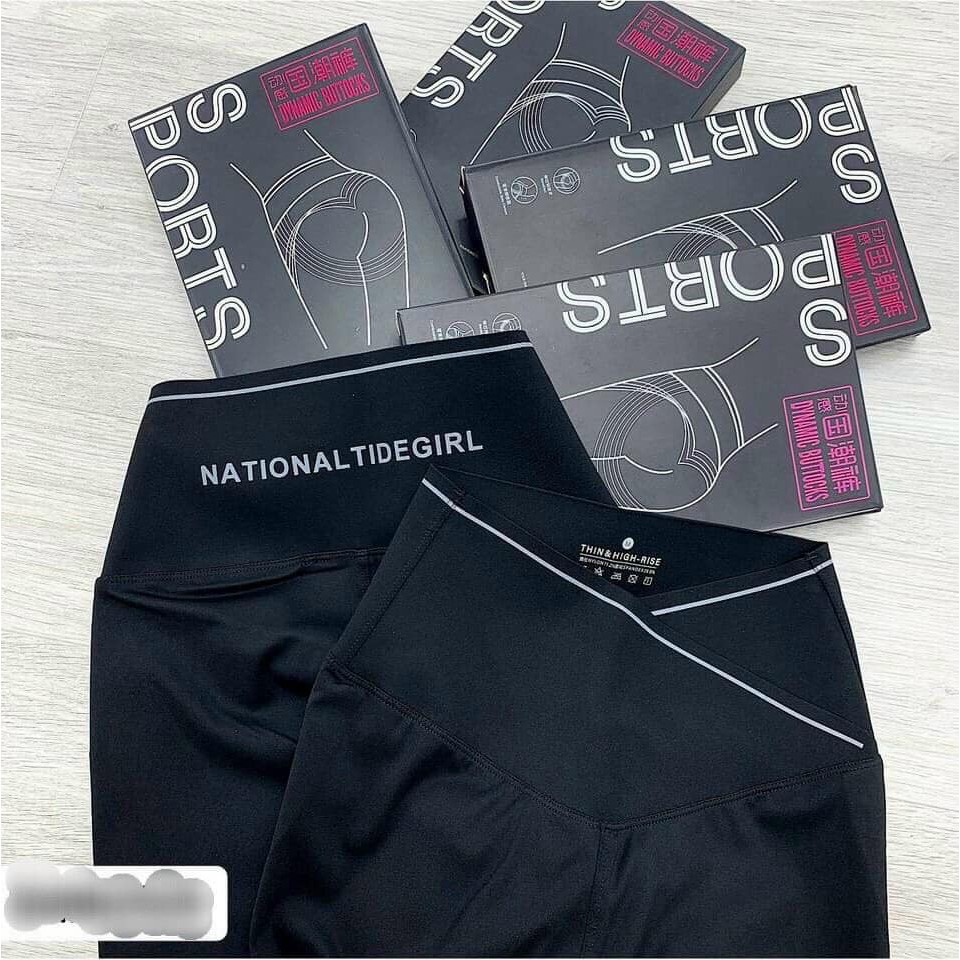 [Hàng quảng châu] Quần legging cạp chéo ôm gọn bụng chất siêu đẹp không phải hàng xưởng-giadungsieure