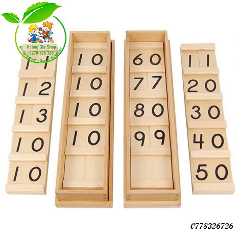 Bảng hàng chục Montessori (Teen &amp; tens board)