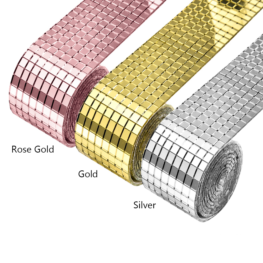 HANDMADE Sticker Tráng Gương Dán Tường Kích Thước 100x4cm