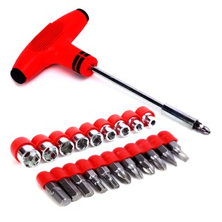 Bộ Tua Vít Hình Chữ T Đa Năng 21 Đầu Greennetworks