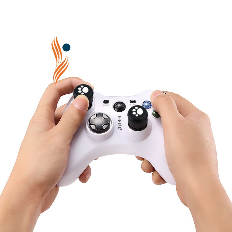 Miếng silicone hình dấu chân cún dùng bọc cần điều khiển tay cầm chơi game PS4 XBOX one/360