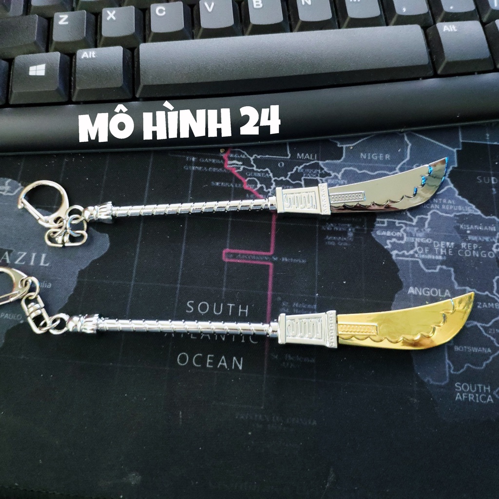 Mô hình đồ chơi móc khoá Kiếm Yoru của Mihawk anime figure One Piece onepiece 15CM size bé mĩ lệ