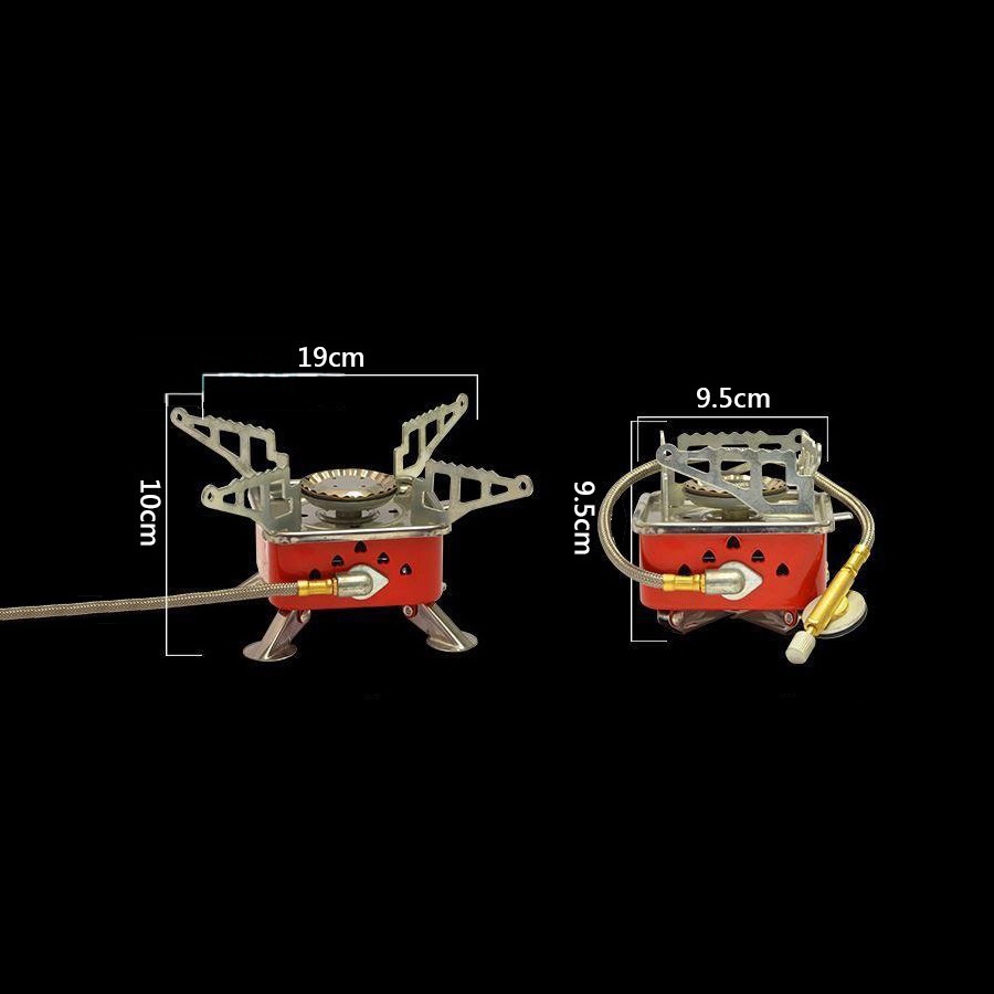 Bếp gas du lịch gấp gọn (loại có dây nối dài).