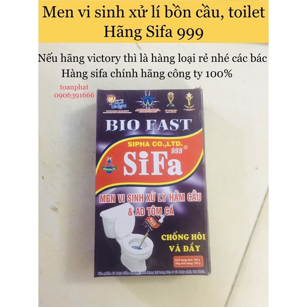 Men vi sinh khử mùi bồn cầu SIFA 999| Khử mùi toilet| Khử mùi cống