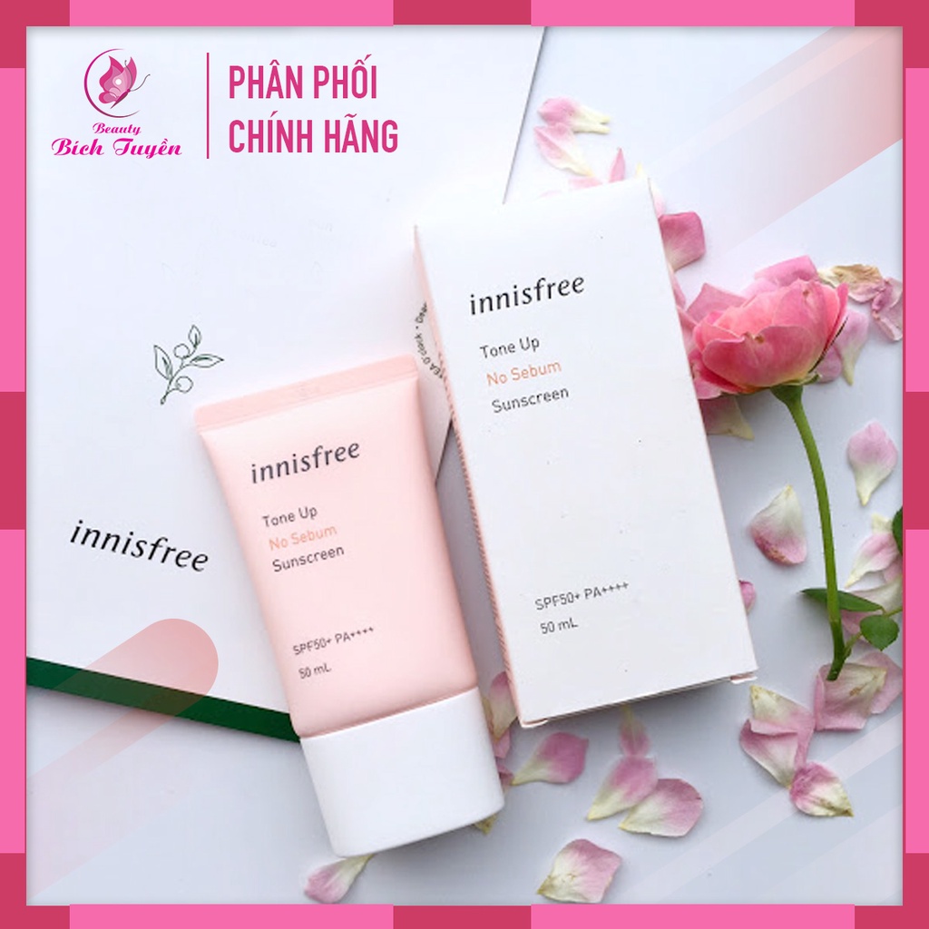 Kem Chống Nắng INNISFREE Tone Up-No Sebum-Sunscreen