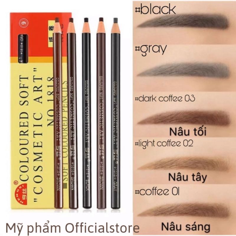 Chì Xé Vẽ Chân Mài Vuôn.Kẻ Gãy sợi.Tự Nhiên Sắt Nét .Cosmetic srt xịn 2 tem(Officialstore) | BigBuy360 - bigbuy360.vn