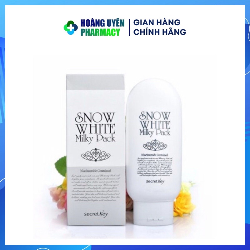 Kem ủ trắng Secret Key Snow White Milky Pack