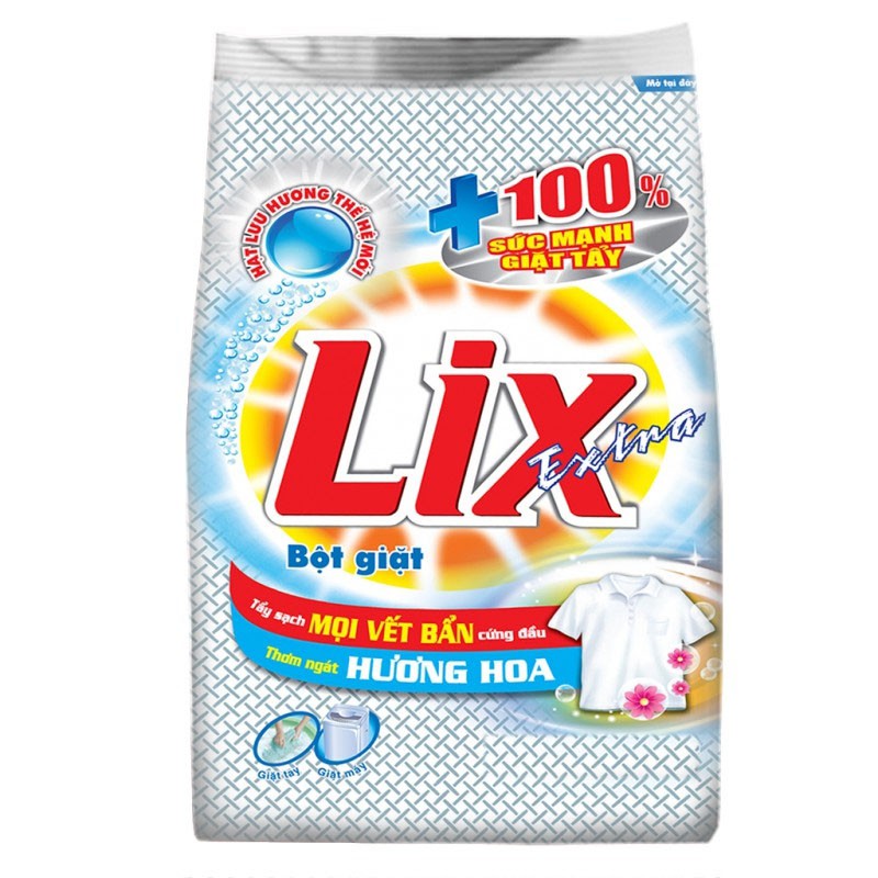 Bột giặt Lix EXtra Hương Hoa 5,5kg