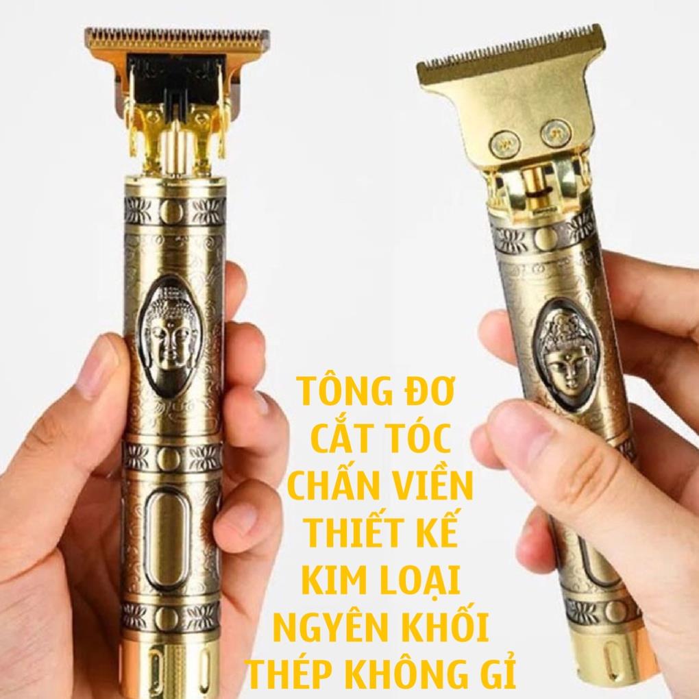 Tông đơ cắt tóc sạc nhanh chuyên nghiệp chấn viền TH 8002, Tăng đơ cắt tóc chấn viền cao cấp Tặng kèm nhiều phụ kiện