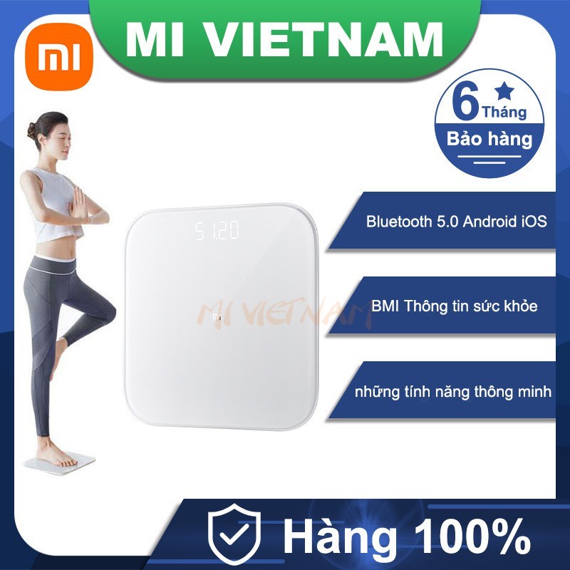 Cân Điện Tử Thông Minh Xiaomi Smart Scale Gen 2 Bluetooth 5.0 BH 6 tháng