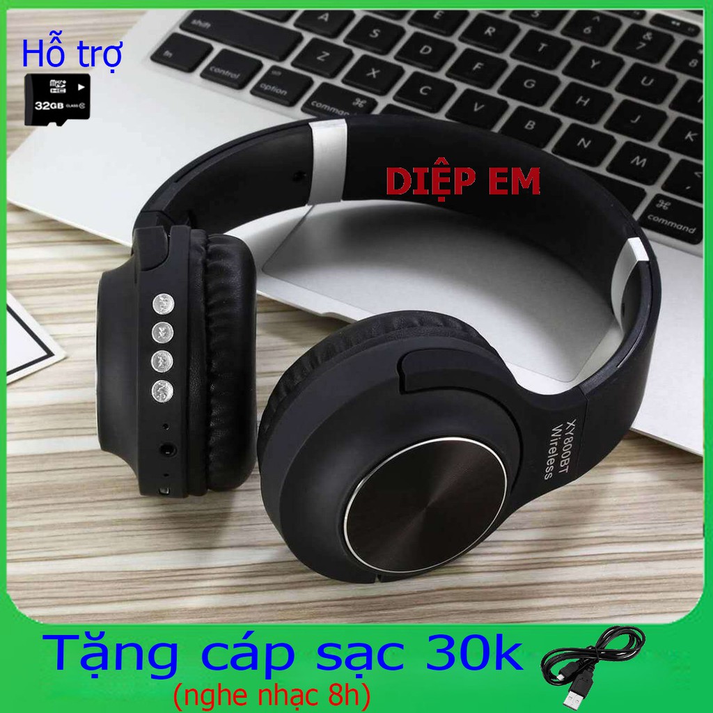 Tai nghe Bluetooth Chụp Tai J800 [ HOT ] -Tai nghe dùng cho điện thoại xiaomi,samsung,oppo,nokia,sony,iphone-tai nghe