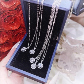dây chuyền nữ bạc ta ,mặt phun đá