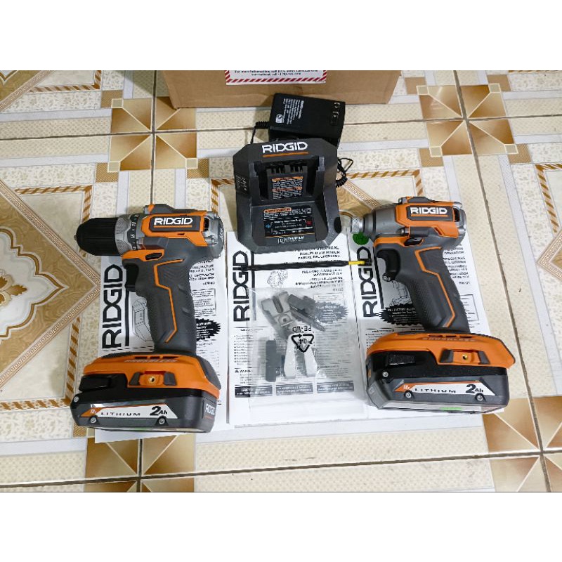 COMBOR KHOAN VÍT RIDGID SUB COMPACT 18V