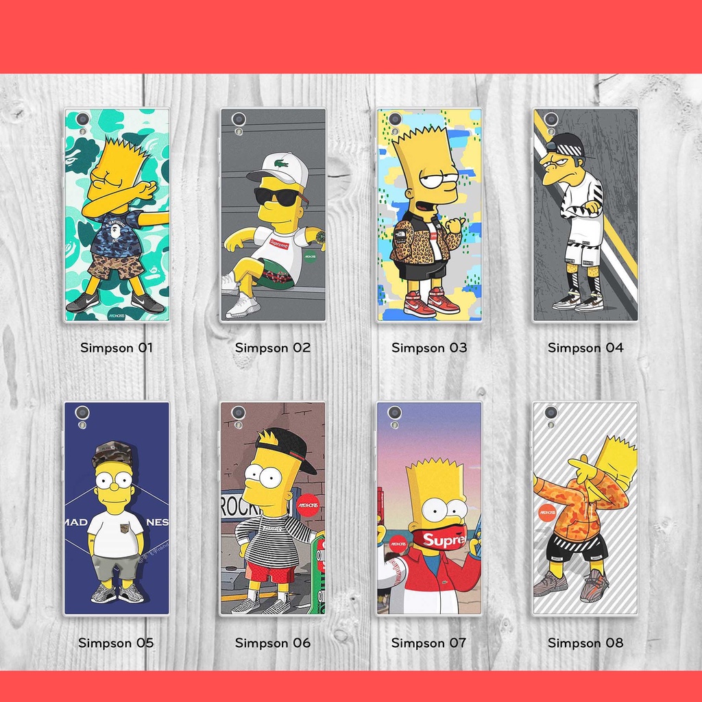 xã lỗ- ốp lưng mẫu Simpson cho Sony Z5 Premium (Z5 Plus)