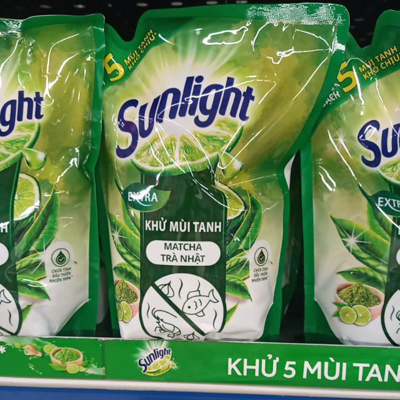 Nước rửa chén sunlight Extra matcha trà nhật 2.1kg