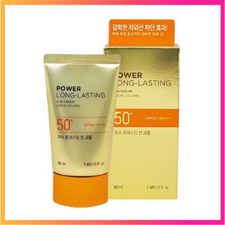 [ Hàng Chính Hãng ] Kem Chống Nắng Lâu Trôi Power Long-Lasting Sun Cream Spf50+/Pa+++ The Face Shop Hàn Quốc, Tuýp 50ml