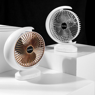💥 MẪU MỚI 2021💥 Quạt Để Bàn Sạc Tích Điện Super Fan, Quạt Mini Cầm Tay Tuỳ Chỉnh 3 Cấp Độ Siêu Mát