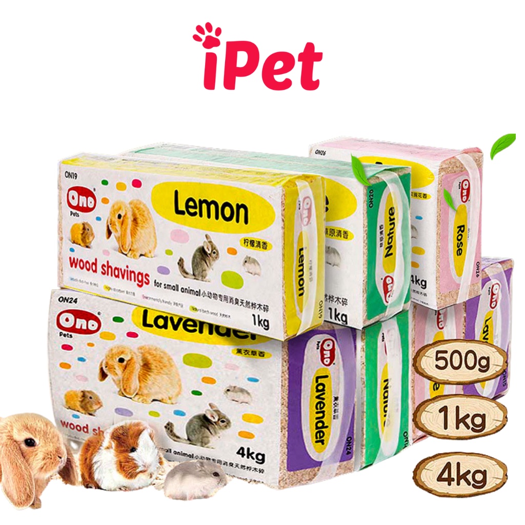 Mùn Cưa Nén Thơm Cao Cấp Chính Hãng ONO Lót Chuồng Cho Hamster, Thỏ, Bọ, Nhím - iPet Shop