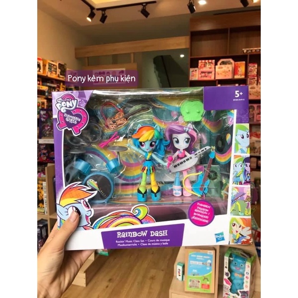 Bộ Pony kèm phụ kiện Twilight/Rainbow