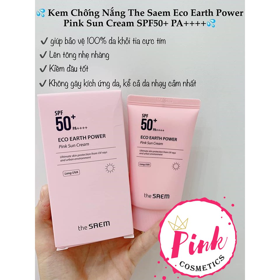 Kem Chống Nắng The Saem Eco Earth Power Sun Cream | BigBuy360 - bigbuy360.vn