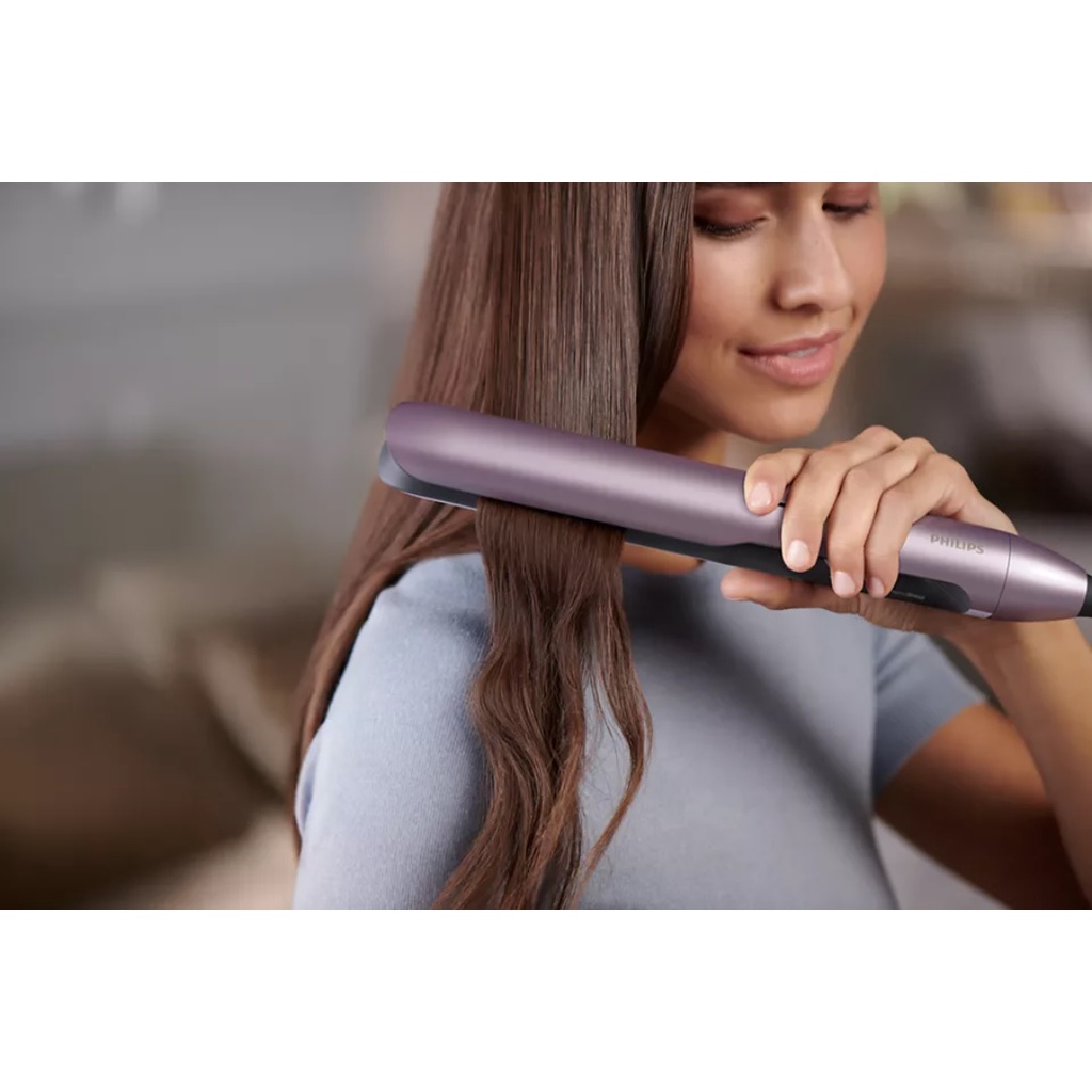 Máy ép tóc Philips BHS530, tạo kiểu dễ dàng, nhiệt độ an toàn tránh gây hư tổn, bảo hành 2 năm | Hàng chính hãng