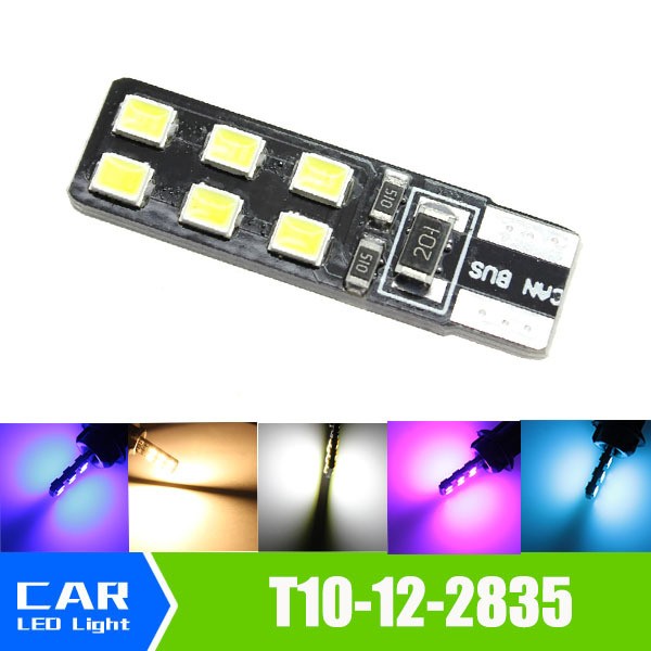 Bộ 2 Led T10-12-2835 gắn xe máy