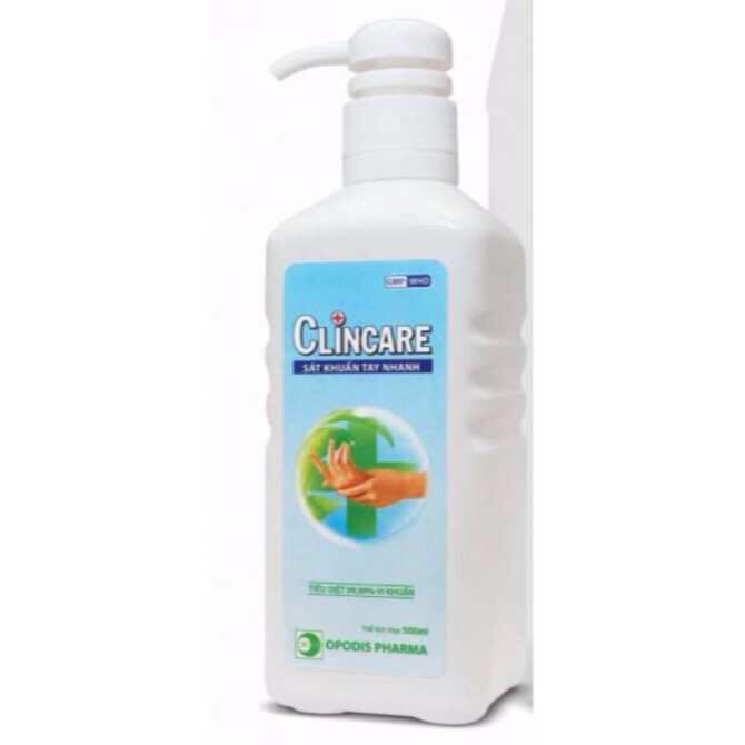Dung dịch rửa tay sát khuẩn Clincare 500ml ( diệt 99% vi khuẩn )
