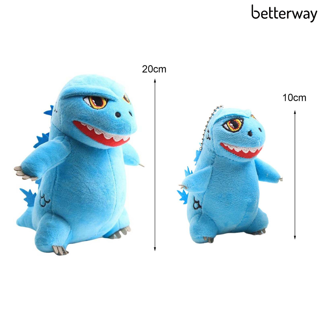 Thú Nhồi Bông Hình Godzilla Bằng Cotton Pp Có Dây Xích Trang Trí Nhà Cửa