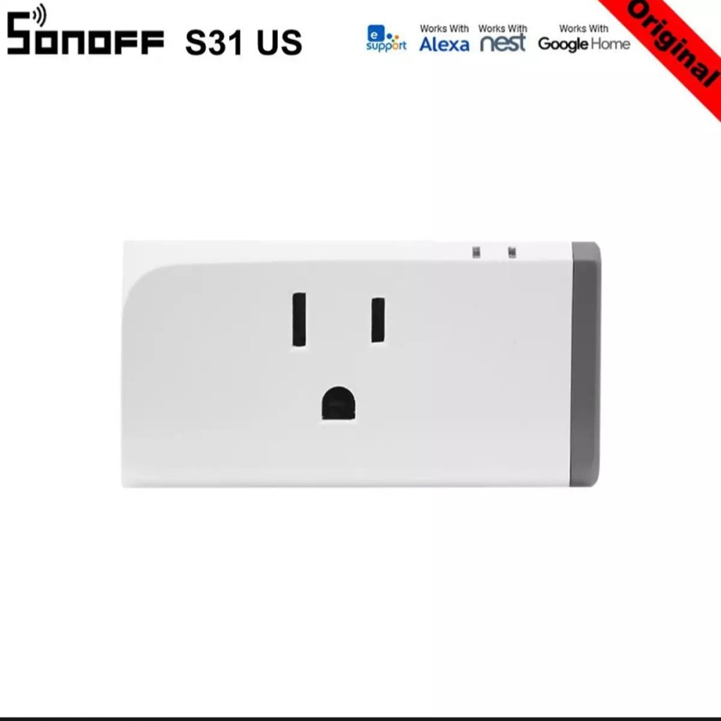 Ổ cắm Wifi Thông Minh  SONOFF S31 US 15A Đo điện năng tiêu thụ. App Ewelink