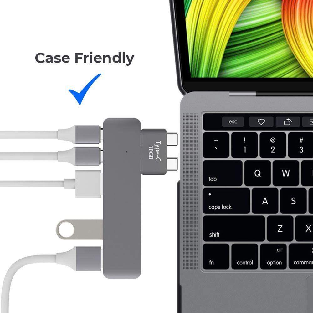 Bộ Chuyển Đổi Mở Rộng Hub Hai Đầu Cắm USB Sang Ổ Cắm USB C Thunder Bolt