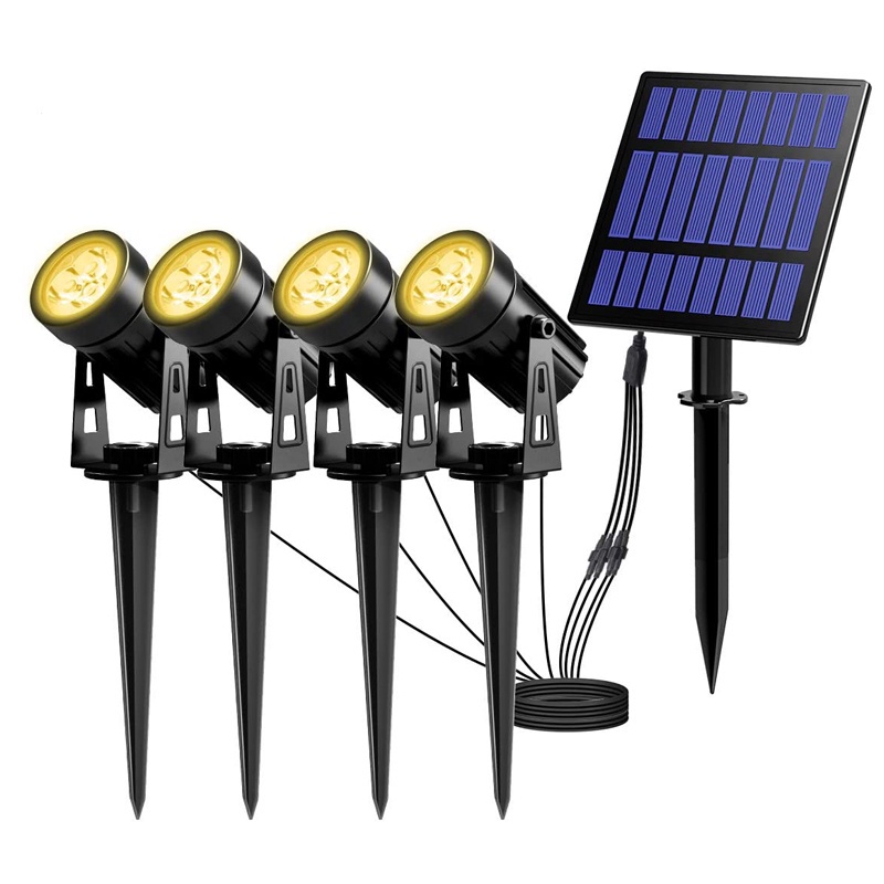 Đèn Led Năng Lượng Mặt Trời Chống Thấm Nước IP65 Trang Trí Sân Vườn