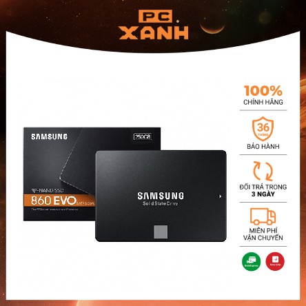 Ổ cứng SSD Samsung EVO 250 GB 2.5inch SATA3 dành cho máy tính, PC Gaming chính hãng Samsung