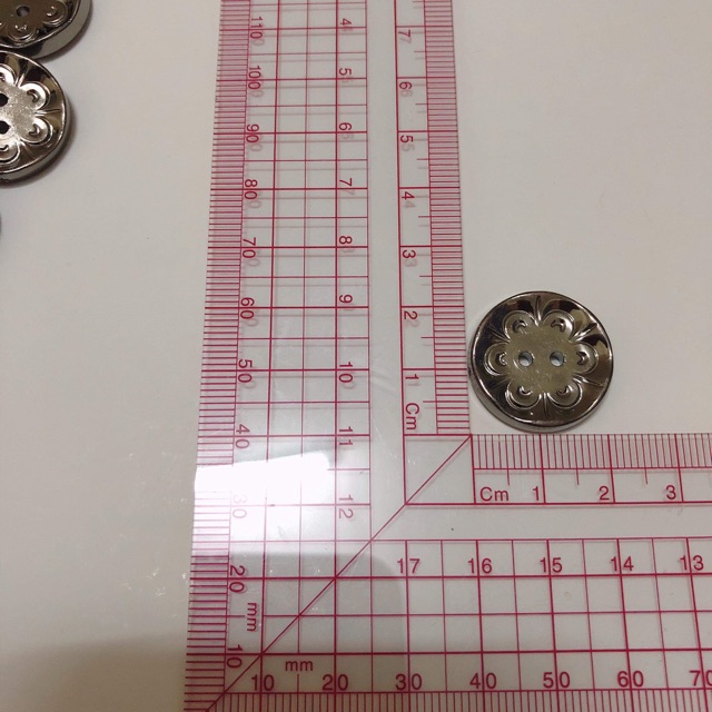 Combo 10 Nút áo,cúc áo,khuya áo tròn xi hình bông